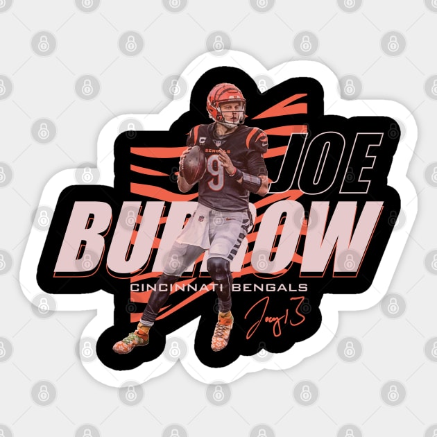 Joe Burrow Bengals Sticker by Nagorniak